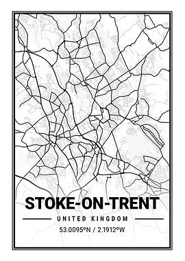 Stoke On Trent Light Map
