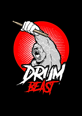 Drummer Beast Gorilla
