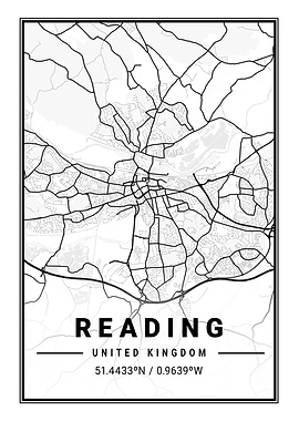 Reading Light City Map