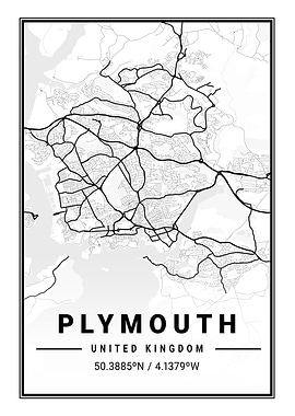 Plymouth Light City Map