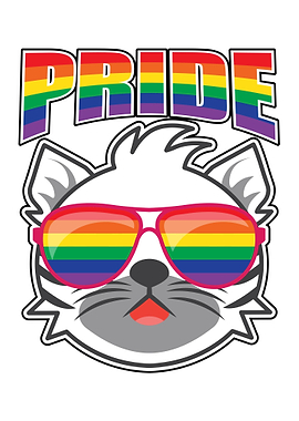 Proud Cat Pet Rainbow