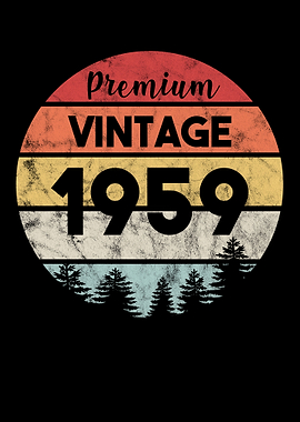 Retro 1959 Birthday