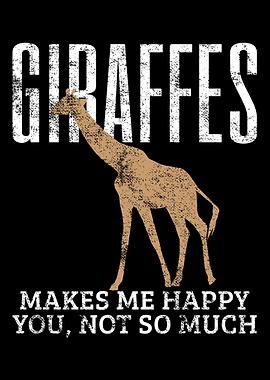 Giraffe Animals Sarcastic