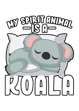 Spirit Koala Animal Sleep