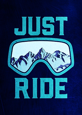 Snowboarder Just Ride