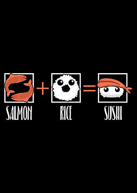 Foodie Rice Salmon Sushi