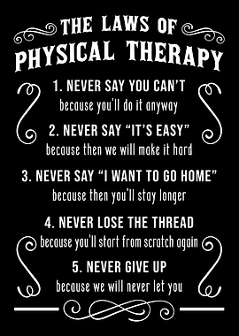 Laws Of Physical Therapy