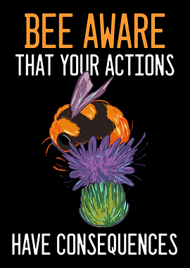 Bee Aware Nature Lover Gif