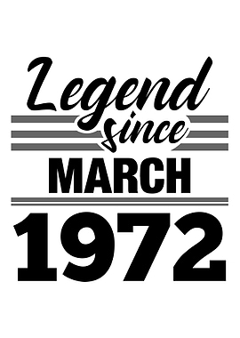 Legend Since March 1972