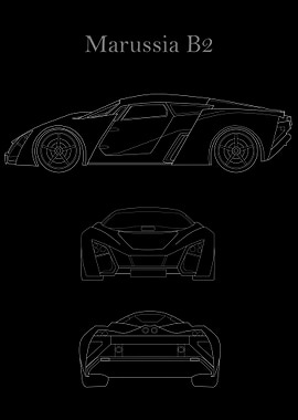 Marussia B2 Blueprint 2010