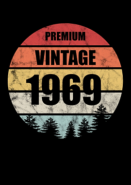 Retro 1969 Birthday Gift