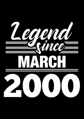 Legend Since March 2000