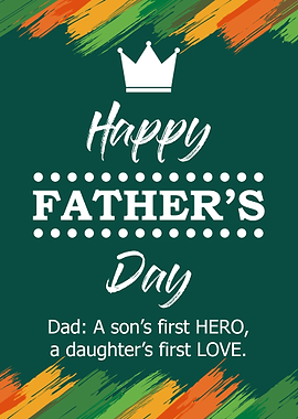 Happy Fathers Day Poster