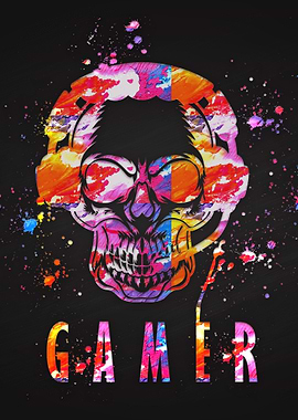 gamer painting