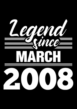 Legend Since March 2008