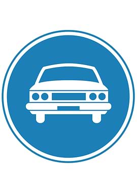 Korean Road Sign Car