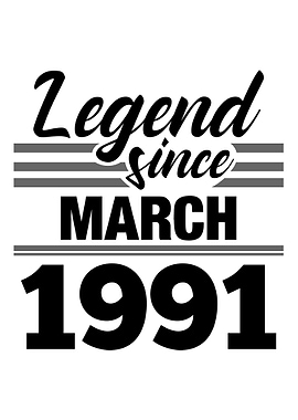 Legend Since March 1991