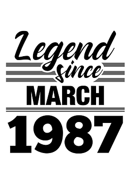 Legend Since March 1987