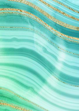 Green Gold Agate Texture03