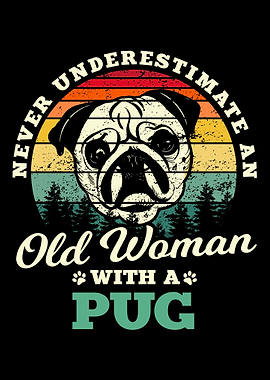 Woman With Pug