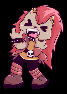 Cat Hard Rock Metal Music