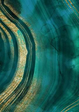 Green Gold Agate Texture01