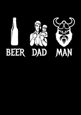 Beer Dad Man Bearded Man
