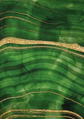 Green Gold Agate Texture07