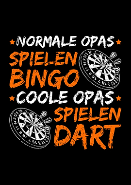Coole Opas Spielen Dart