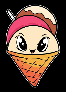 Ice cream Cute Foodie And