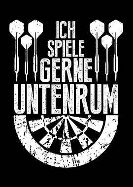 Dart Sprche Geschenk