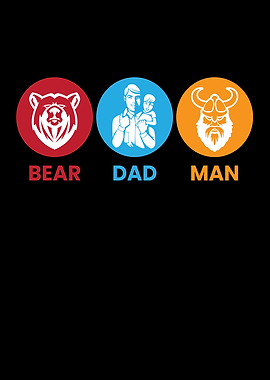 Bear Dad Man Bearded Man