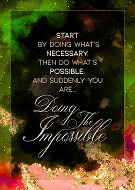 Doing the Impossible Gold