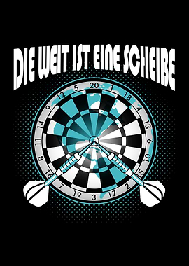 Dartspieler Dart Geschenk