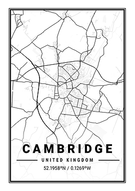 Cambridge Light City Map