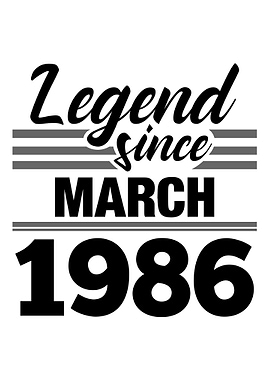 Legend Since March 1986