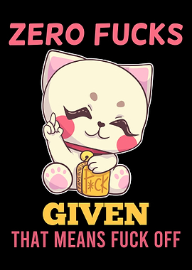 Cat Nope No gift funny say