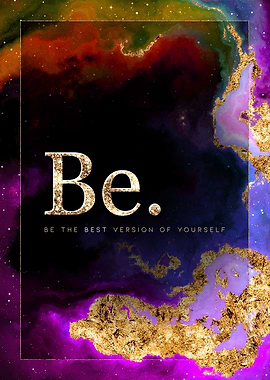 Be Motivational Gold Art