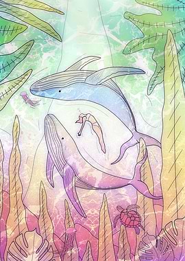 The whales and the girl