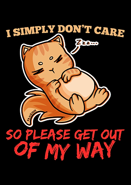 Cat Nope No gift funny say