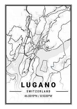Lugano Light City Map