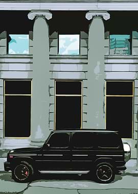 G wagon Classical car Art