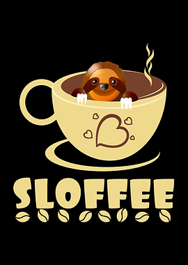 Faultier Kaffee Liebhaber