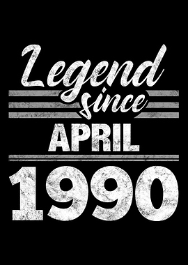 Legend Since April 1990