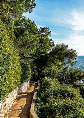 Seacoast of Cap Martin