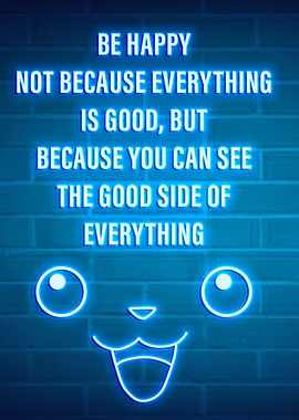 be happy