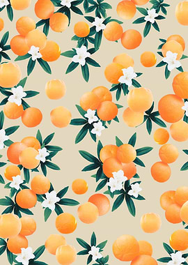 Orange Twist Flower 9