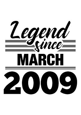 Legend Since March 2009