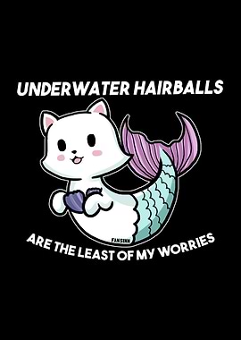 Cat Mermaid Sea Magic Merm