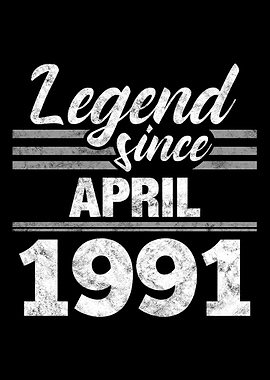 Legend Since April 1991